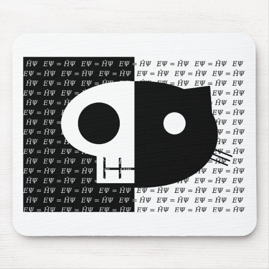 Schrödinger's Cat Muismat (Voorkant)