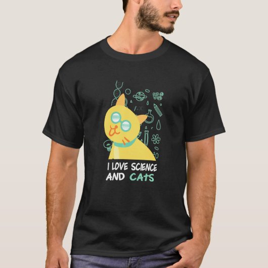 Schrödingers Cat Nerd Physics Scientist T-shirt (Voorkant)