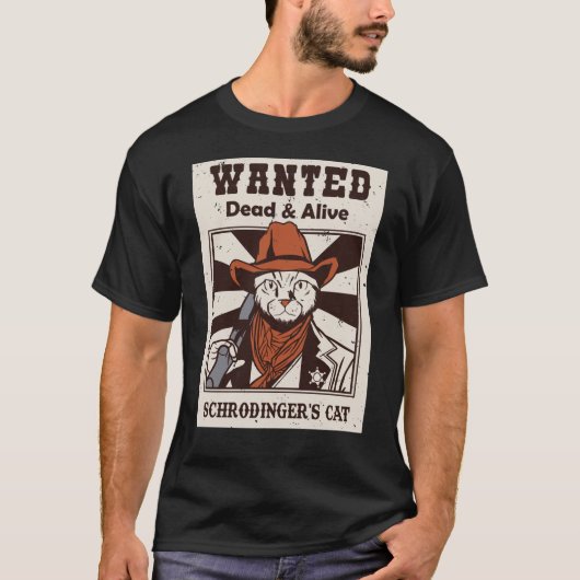 Schrodinger's Cat Physics Parody T-shirt (Voorkant)