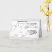 Schrodinger's Cat: Politiek Correct Kerstfeest Kaart (Gele Bloem)