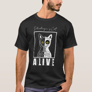 Schrödinger's Cat Science Dead en Alive T-shirt