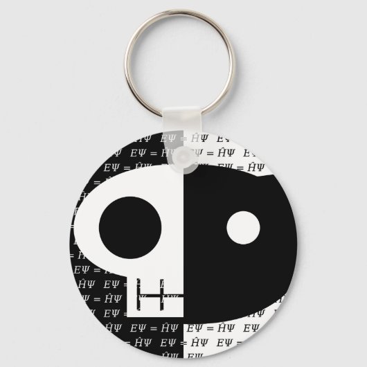 Schrödinger's Cat Sleutelhanger (Voorkant)