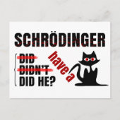 Schrodingers' Dillema Briefkaart (Voorkant)