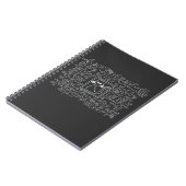 Schrodingers Kat Box Funny Science Nerd Physics Notitieboek (Linkerzijde)