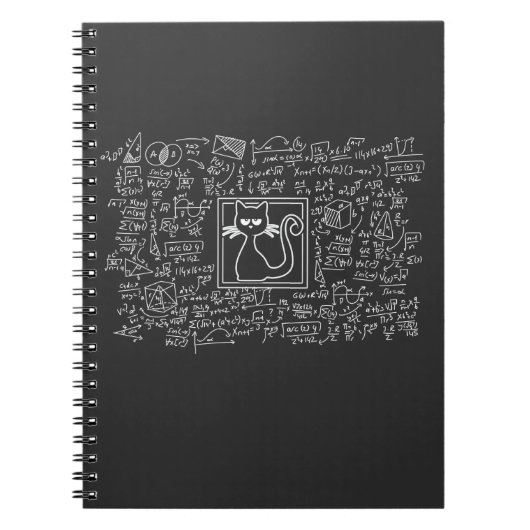 Schrodingers Kat Box Funny Science Nerd Physics Notitieboek (Voorkant)