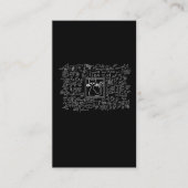 Schrodingers Kat Box Funny Science Nerd Physics Visitekaartje (Voorkant)