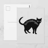 Schrödinger's kat briefkaart (Voorkant / Achterkant)
