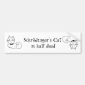Schrödinger's kat bumpersticker (Voorkant)