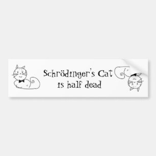 Schrödinger's kat bumpersticker