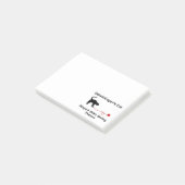 Schrödinger's kat geplakt met tekenreektheorie post-it® notes (Schuin)