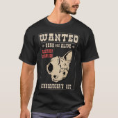 Schrodingers kat Gezocht II T-shirt (Voorkant)