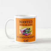 schrodinger's kat grap, schrodingers kat grap koffiemok (Links)