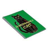 Schrodinger's kat grappige natuurkunde notitieboek (Rechterzijde)