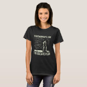 Schrödingers Kat Het Ontsnappingsplan Grappige Fys T-shirt (Voorkant volledig)