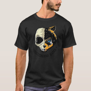 Schrödingers kat idee voor nerds en natuurkunde t-shirt