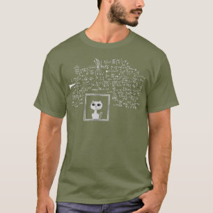 Schrödingers Kat in een doos Grappige Wetenschapsn T-shirt