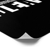 Schrodinger's kat is een levende dode paradox, wet poster (Hoek)