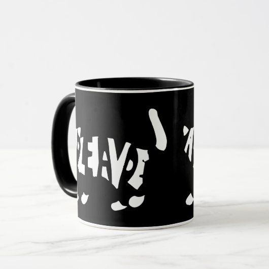 Schrödinger's kat mok (Voorkant links)