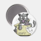 Schrodinger's kat - Nieuw Magneet (Voorkant / Achterkant)