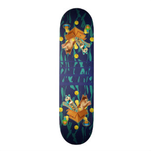 Schrödinger's kat persoonlijk skateboard
