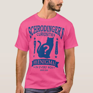 Schrodingers Kat Quantum Mechanics Paradox Geek T-shirt