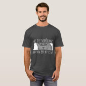 Schrodingers Kat retro T-shirt (Voorkant volledig)