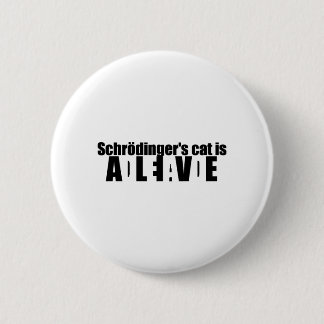 Schrödinger's kat ronde button 5,7 cm