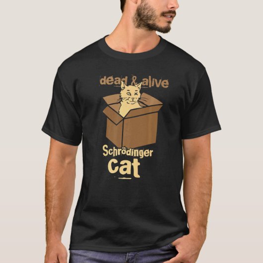 Schrödingers Kat Schrödinger's Cat T-shirt (Voorkant)