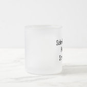 Schrodinger's kat speelt met tekenreektheorie matglas koffiemok (Center)