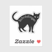 Schrödinger's kat sticker (Vel)