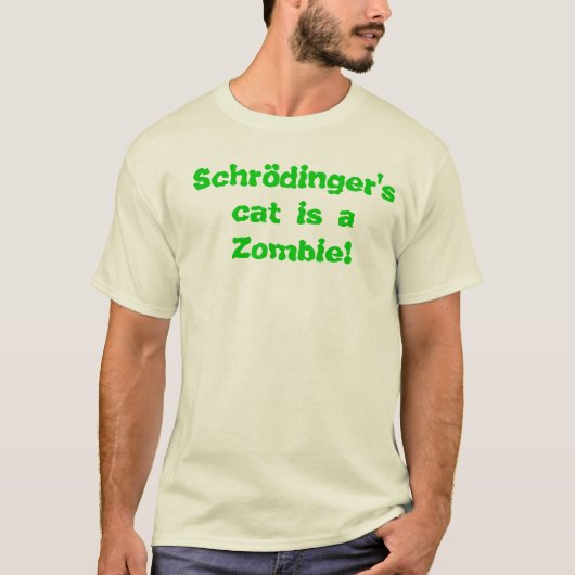 Schrödinger's kat t-shirt (Voorkant)