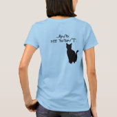 Schrödinger's kat t-shirt (Achterkant)
