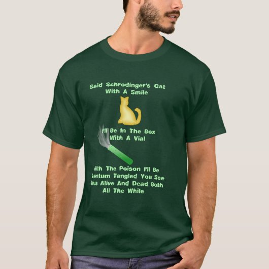Schrodinger's kat t-shirt (Voorkant)