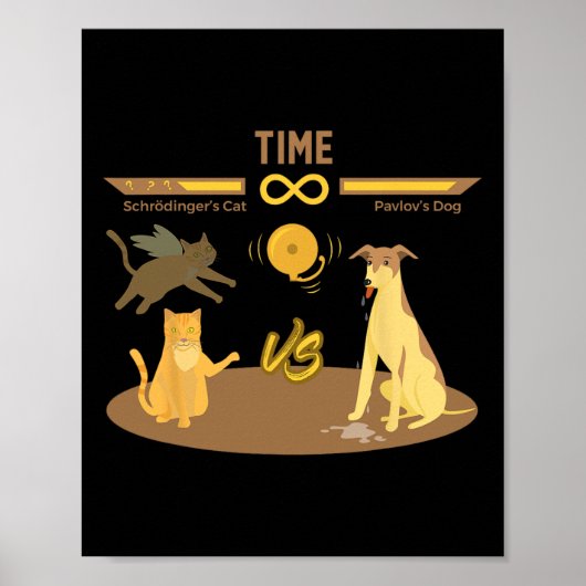 Schrodinger's Kat Vs. Pavlov's Hond Grappige Video Poster (Voorkant)
