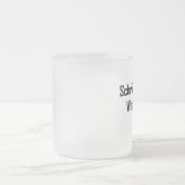 Schrodingers kat was waarschijnlijk hier matglas koffiemok (Center)