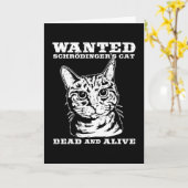 Schrodingers kat wilde dood of levend kaart (Gele Bloem)