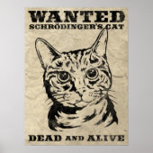 Schrodingers kat wilde dood of levend poster (Voorkant)