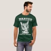 Schrodingers kat wilde dood of levend t-shirt (Voorkant volledig)