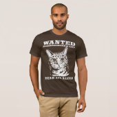 Schrodingers kat wilde dood of levend t-shirt (Voorkant volledig)