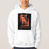 Schrödingers kat wilde hoodie - dood en levend (Voorkant)