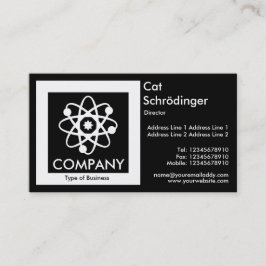 Schrödinger's kat - zwart visitekaartje