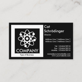 Schrödinger's kat - zwart visitekaartje