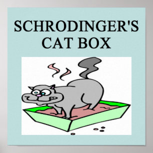 schrodingers kattebak poster