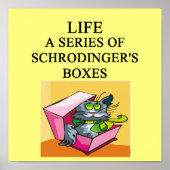 schrodinger's kattebak poster (Voorkant)