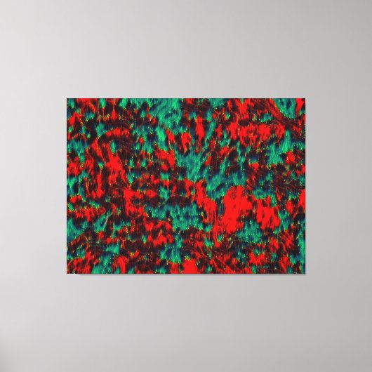 Schrodinger's kattentheorie Abstracte olie Canvas Afdruk (Voorkant)