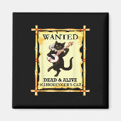 Schrodinger's Natuurkunde Kat Kwantumfysicus Magneet (Voorkant)