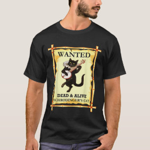 Schrodinger's Natuurkunde Kat Kwantumfysicus T-shirt