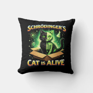 Schrödinger's Nieuwe Kat Kussen