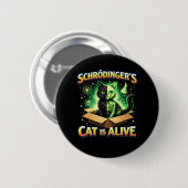 Schrödinger's Nieuwe Kat Ronde Button 5,7 Cm (Voorkant /achterkant)