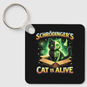 Schrödinger's Nieuwe Kat Sleutelhanger (Voorkant)